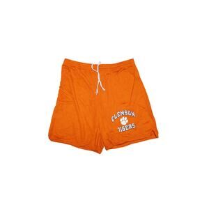Clemson Tigers NCAA Orange Mesh Athletic Gym Shorts Men’s Size L Drawstring